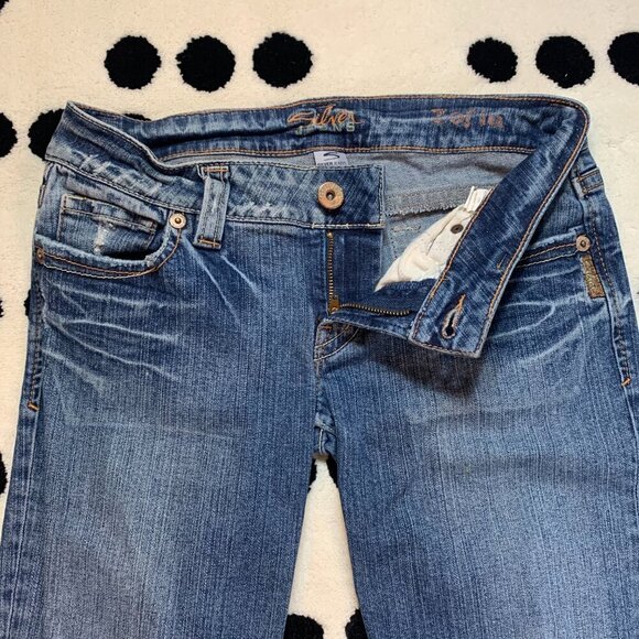 Vintage Y2K Silver Jeans Zofia Low Rise Straight Leg Distressed Jeans - Picture 3 of 14